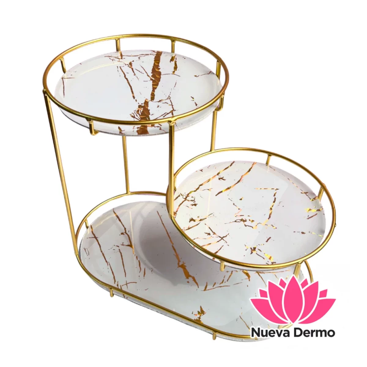 Organizador Bandeja Circular - Dorado