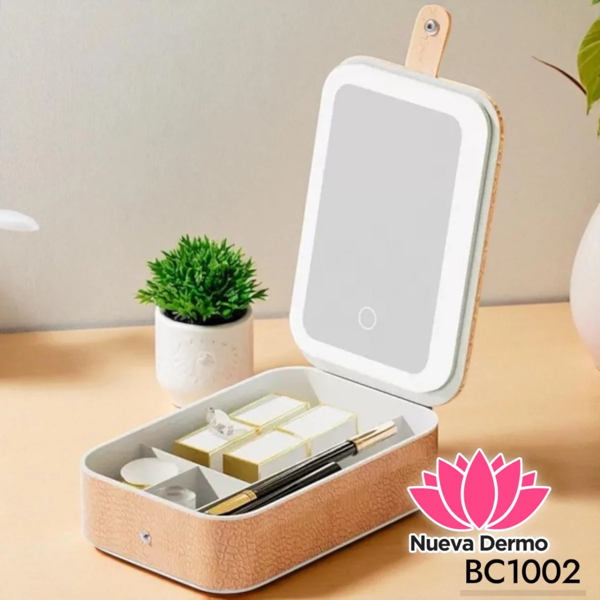 ORGANIZADOR CON ESPEJO CON LED BC1002