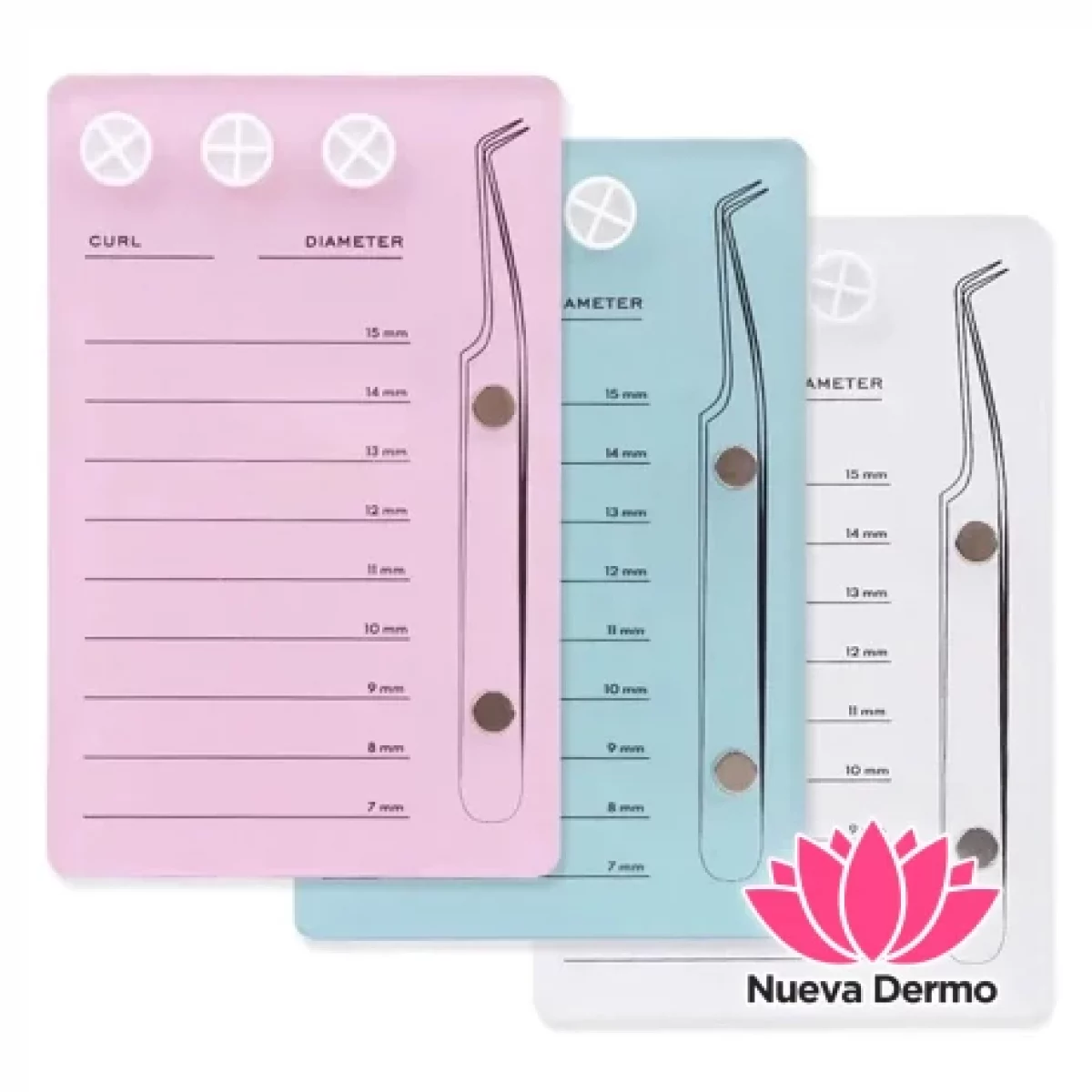 Organizador de Pestañas y Pinza