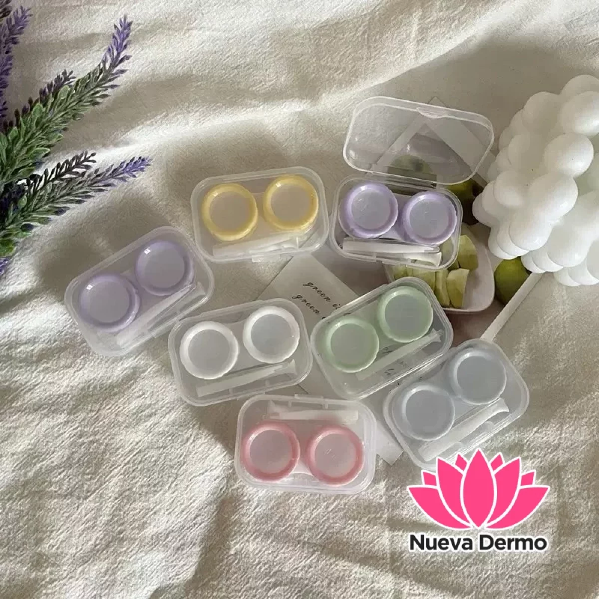 Pack x10 Estuche porta lentes con herramientas transparentes #JUN-MT10