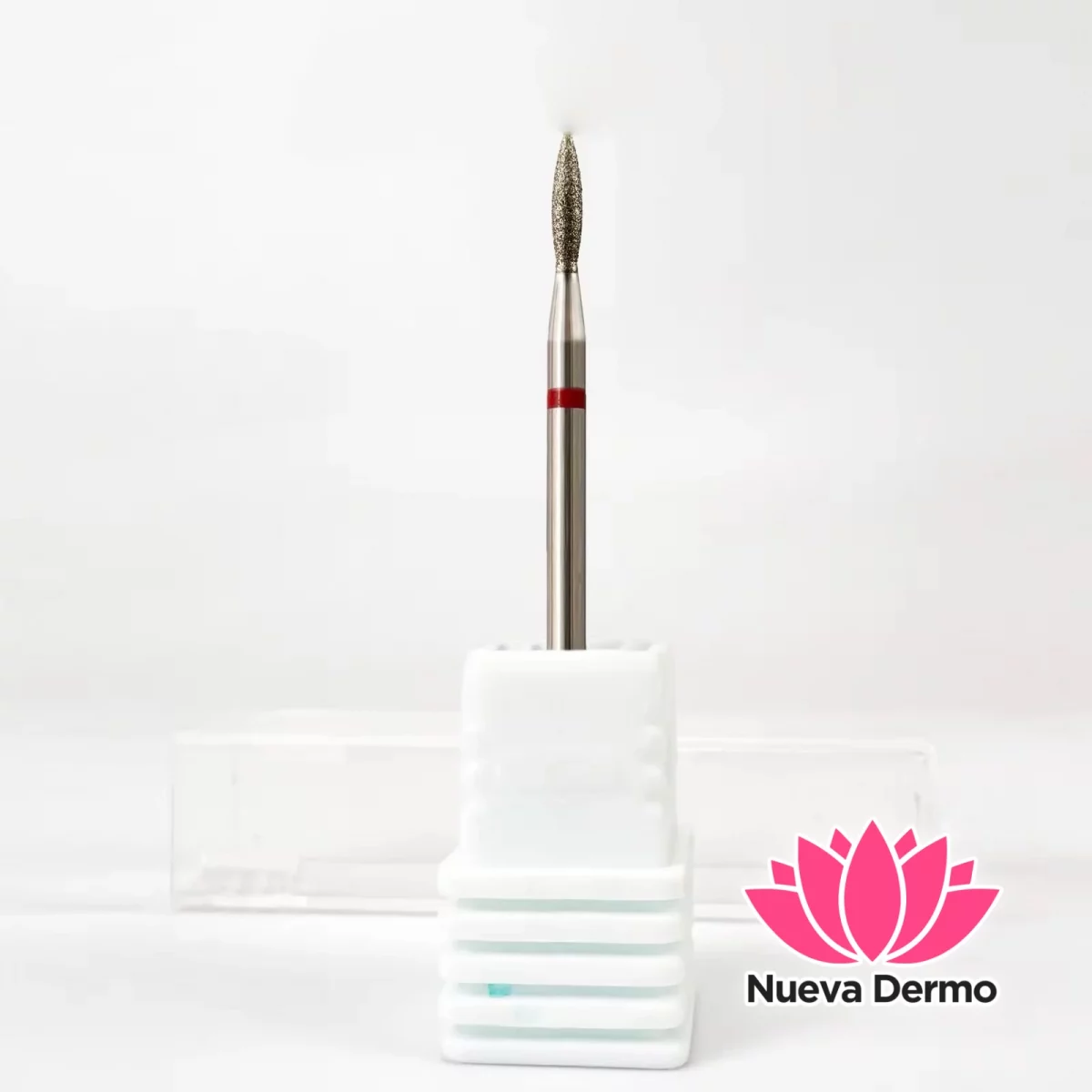 Pack x10 Fresa diamantada roja flama para cuticula