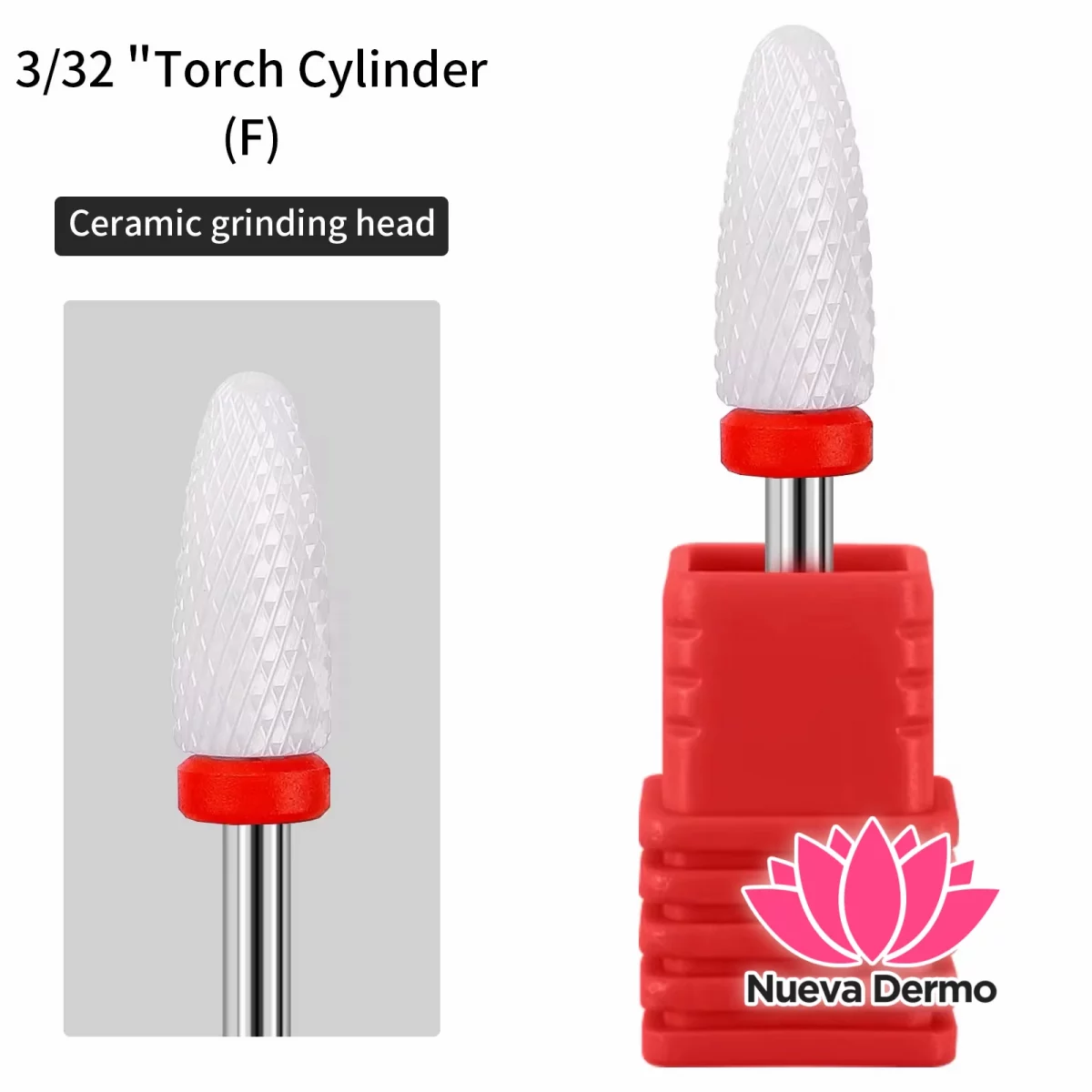 Pack x6 Fresa de Ceramica roja