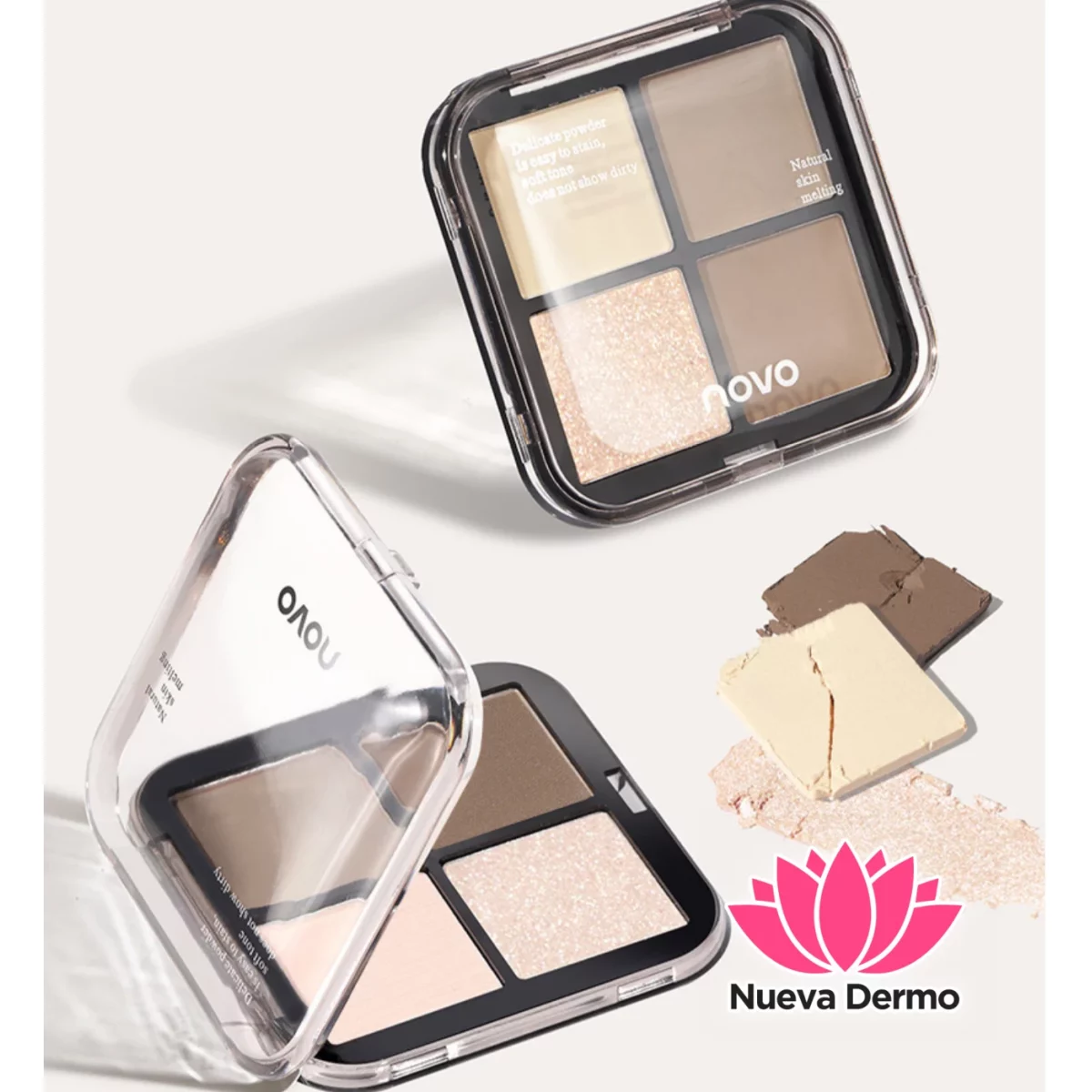Paleta contorno+iluminador Novo #6414