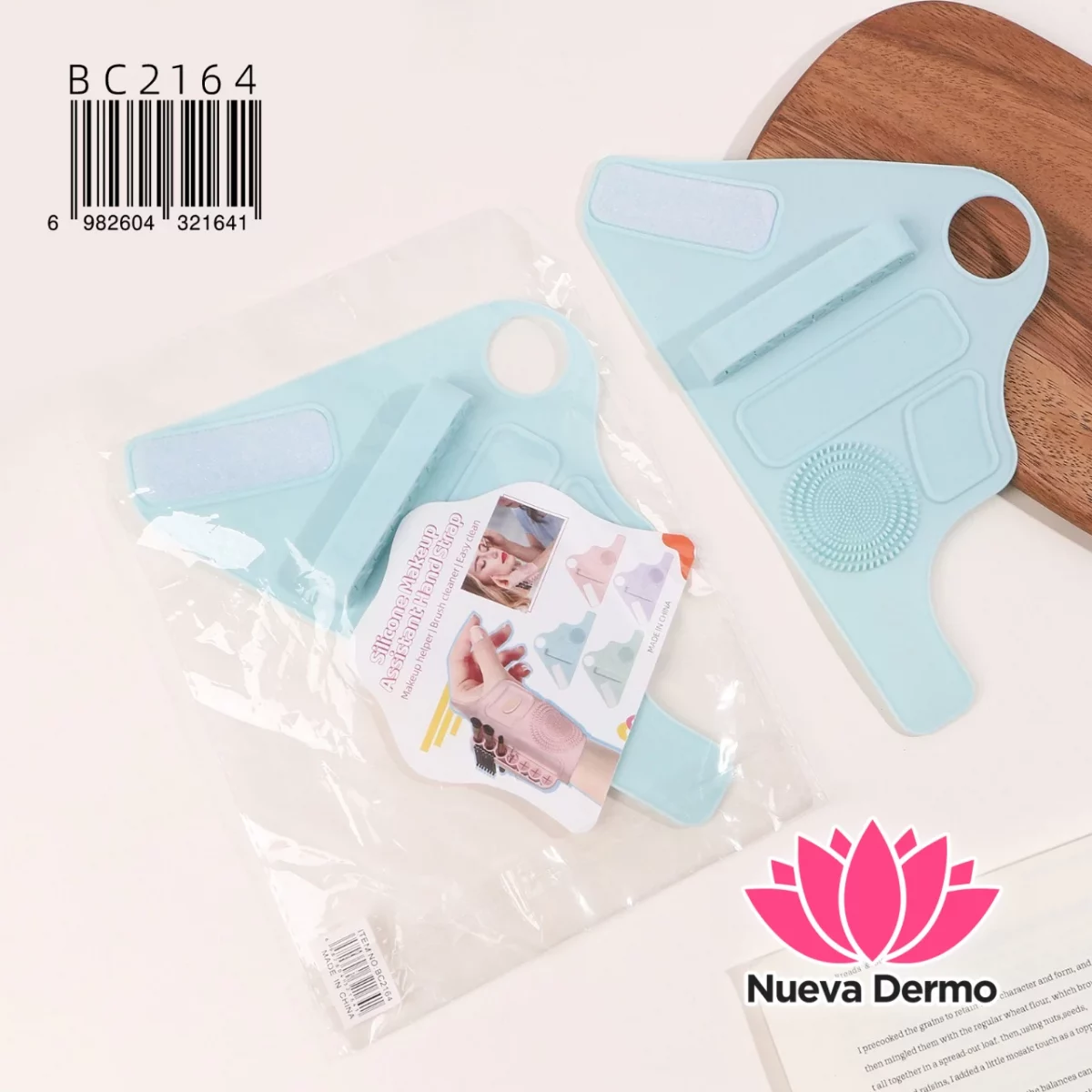 PALETA DE CORREAS DE SILICOLA PARA MAQUILLAJES BC2164