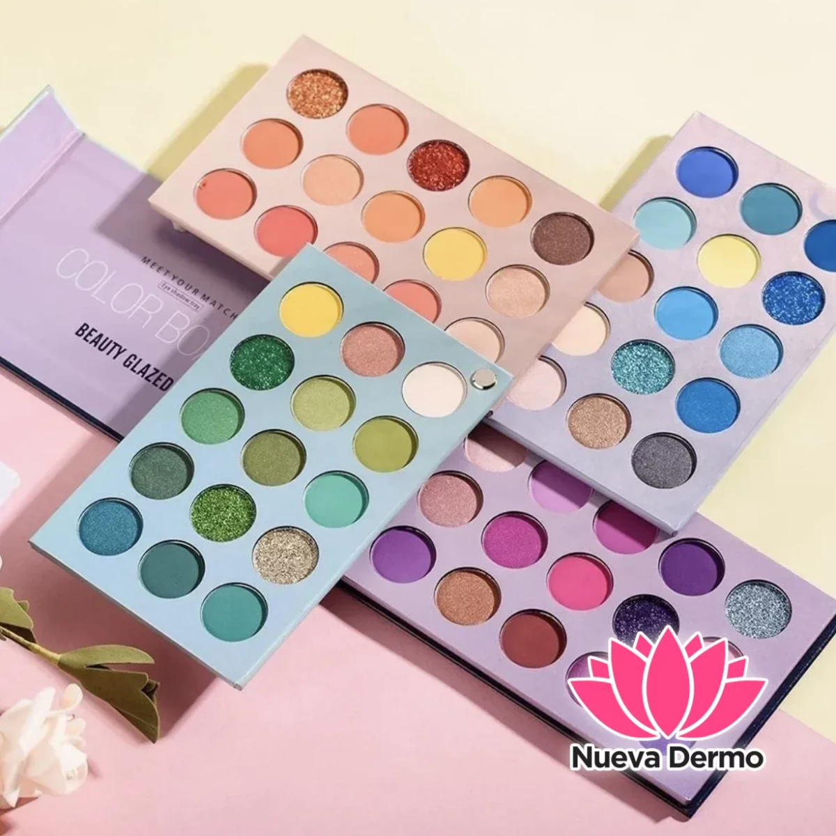Paleta de maquillaje 60 colores Color Board Beauty Glazed