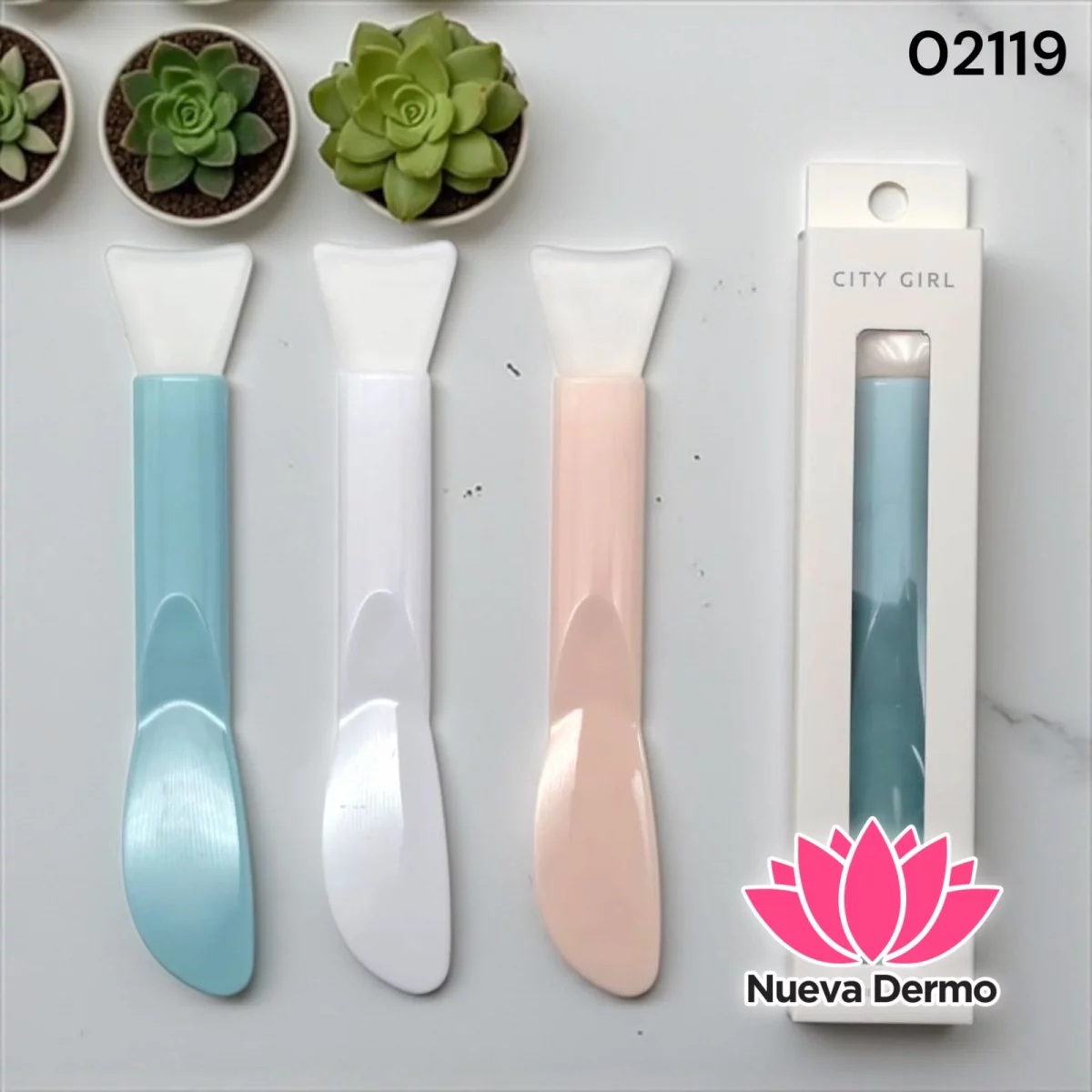 Paleta de Silicona Aplicadora de Mascarilla Dz-090/02119