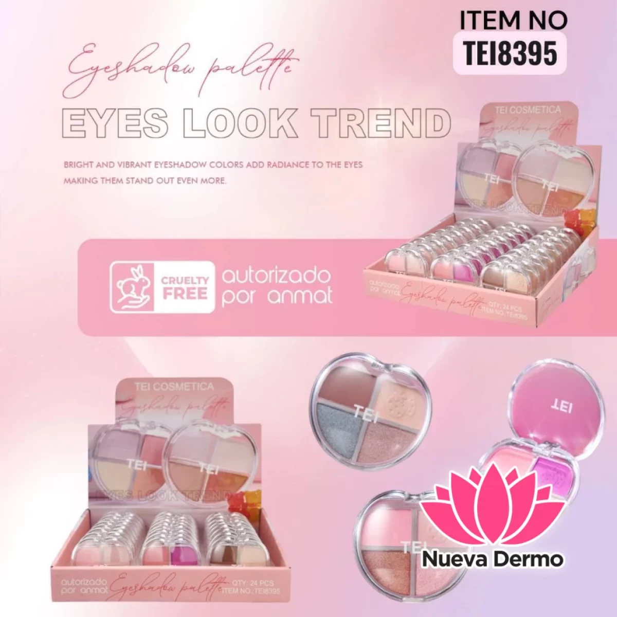 PALETA DE SOMBRA DE OJOS CD: TEI8395