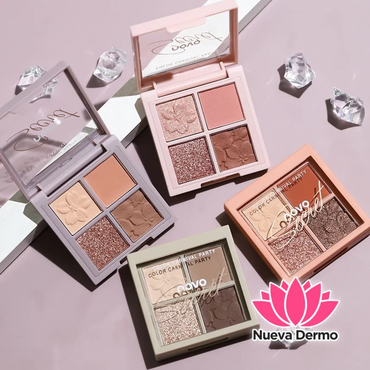 Paleta de sombras 4 tonos Novo #5330