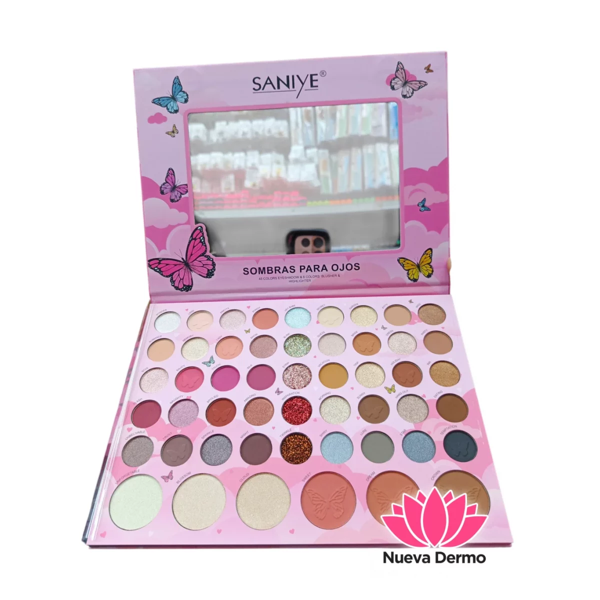 PALETA DE SOMBRAS BRAVE SANIYE