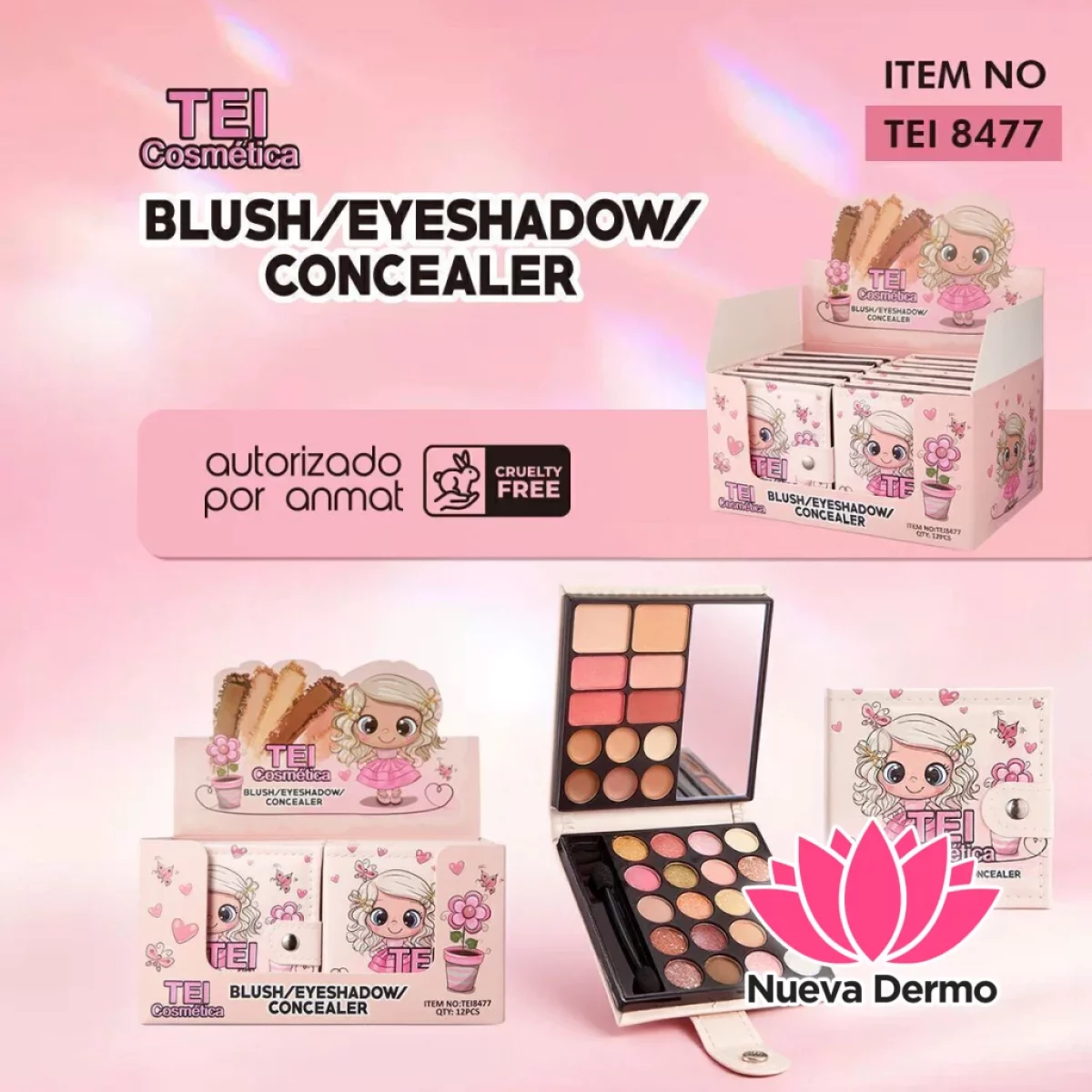 PALETA DE SOMBRAS CD: TEI 8477