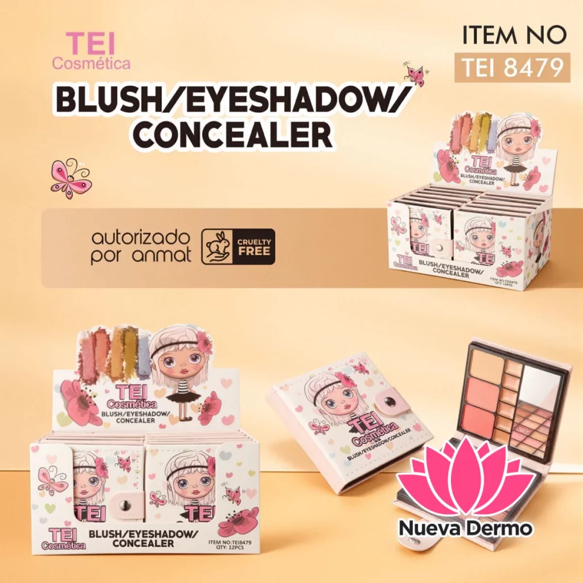 PALETA DE SOMBRAS CD: TEI 8479