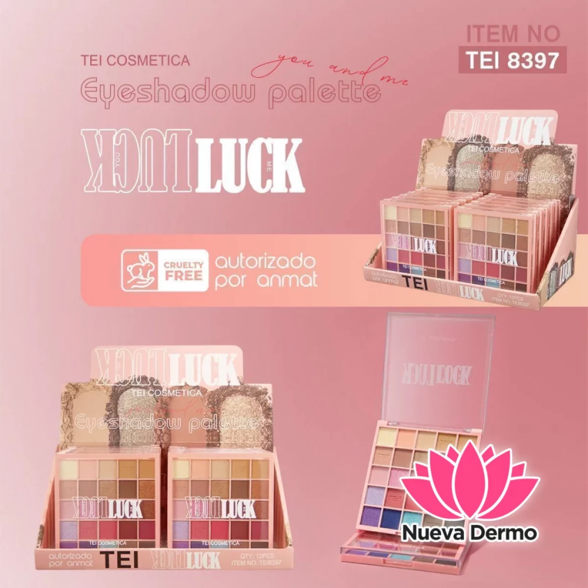 PALETA DE SOMBRAS CD:TEI8397