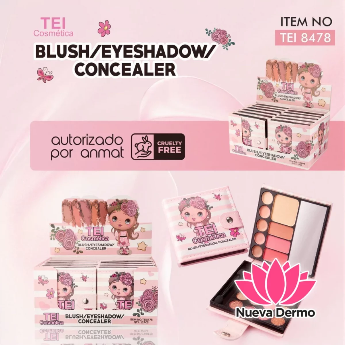 PALETA DE SOMBRAS CD: TEI8478
