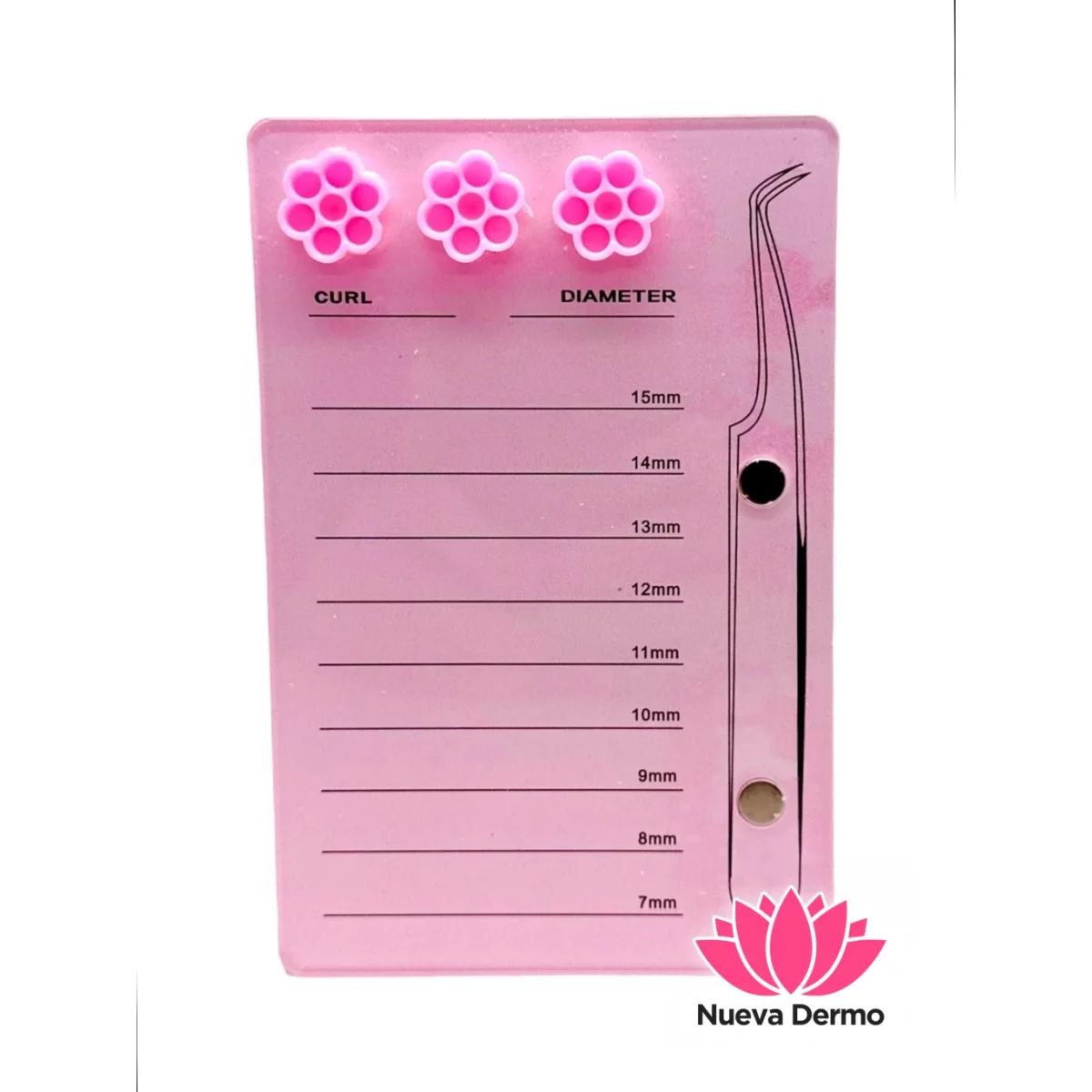 Paleta Magnetica Porta Pestanas Pinza Y...