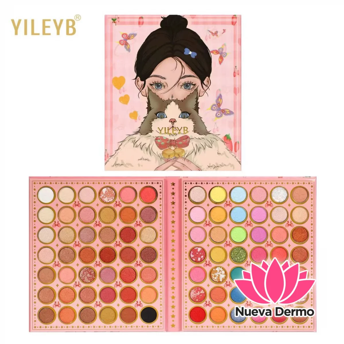 Paleta maquillaje 84 colores YILEYB cod: YL-168
