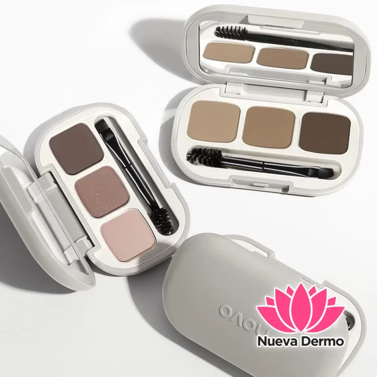 Paleta multiuso + brochita (sombra/ ceja/ contorno etc) Novo #6422