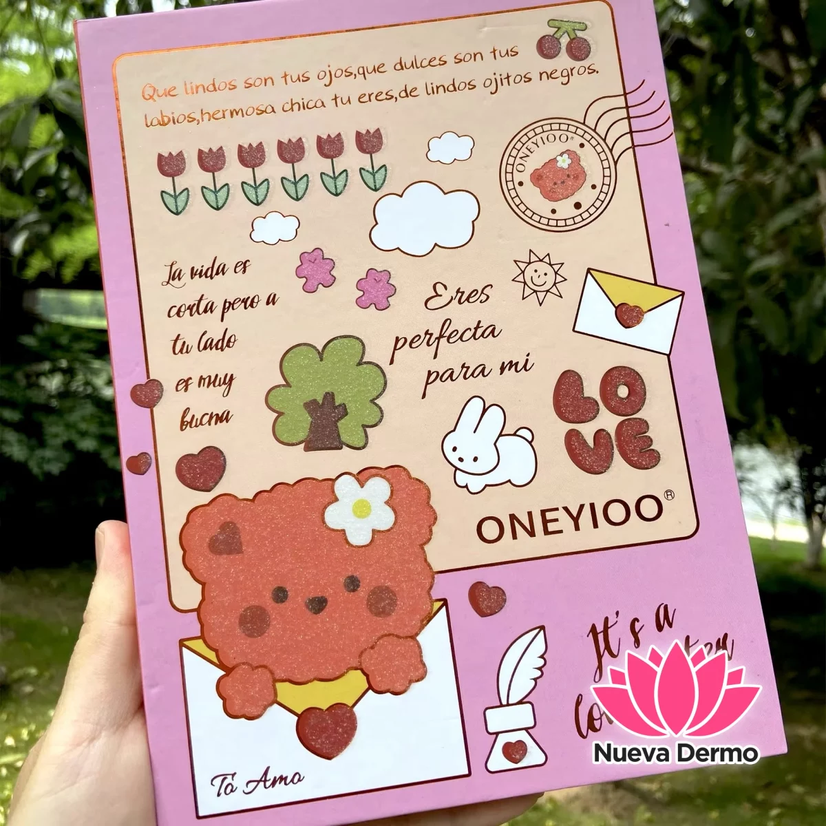 Paleta sombra + rubor 47 colores ONEYIOO cod: AZ-96