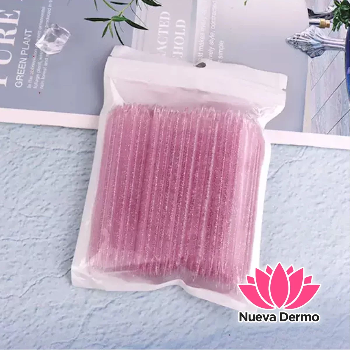 Palito Naranjo de Plástico Pack X100U Surtidos Colores