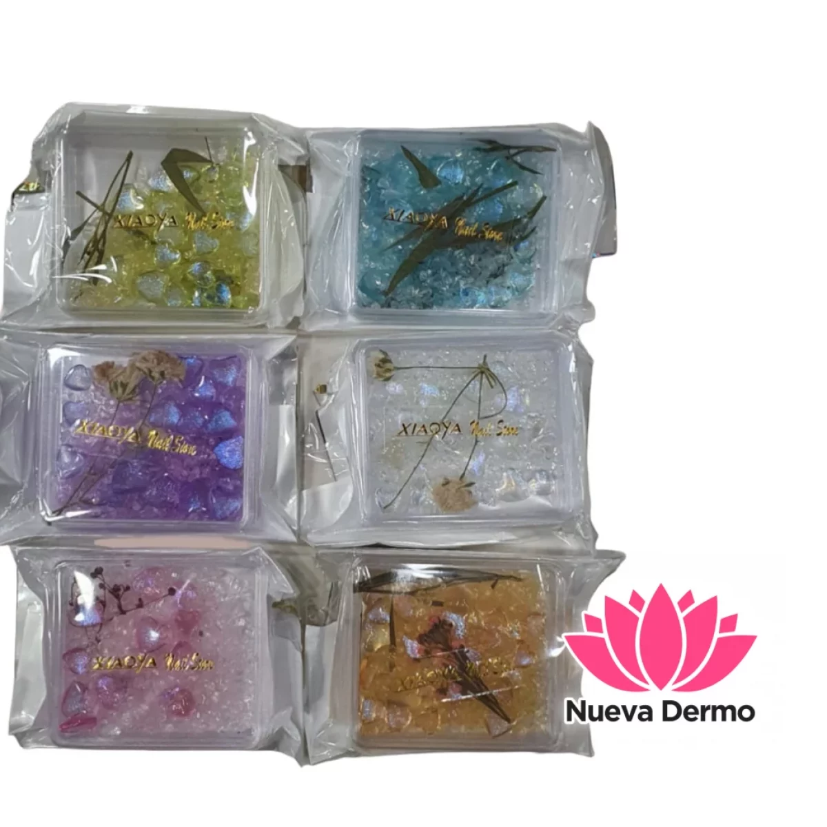 PAQ 6TONOS XIAOYA CRISTALES DECORACION PIDRAS 6952360301737 6952360301683