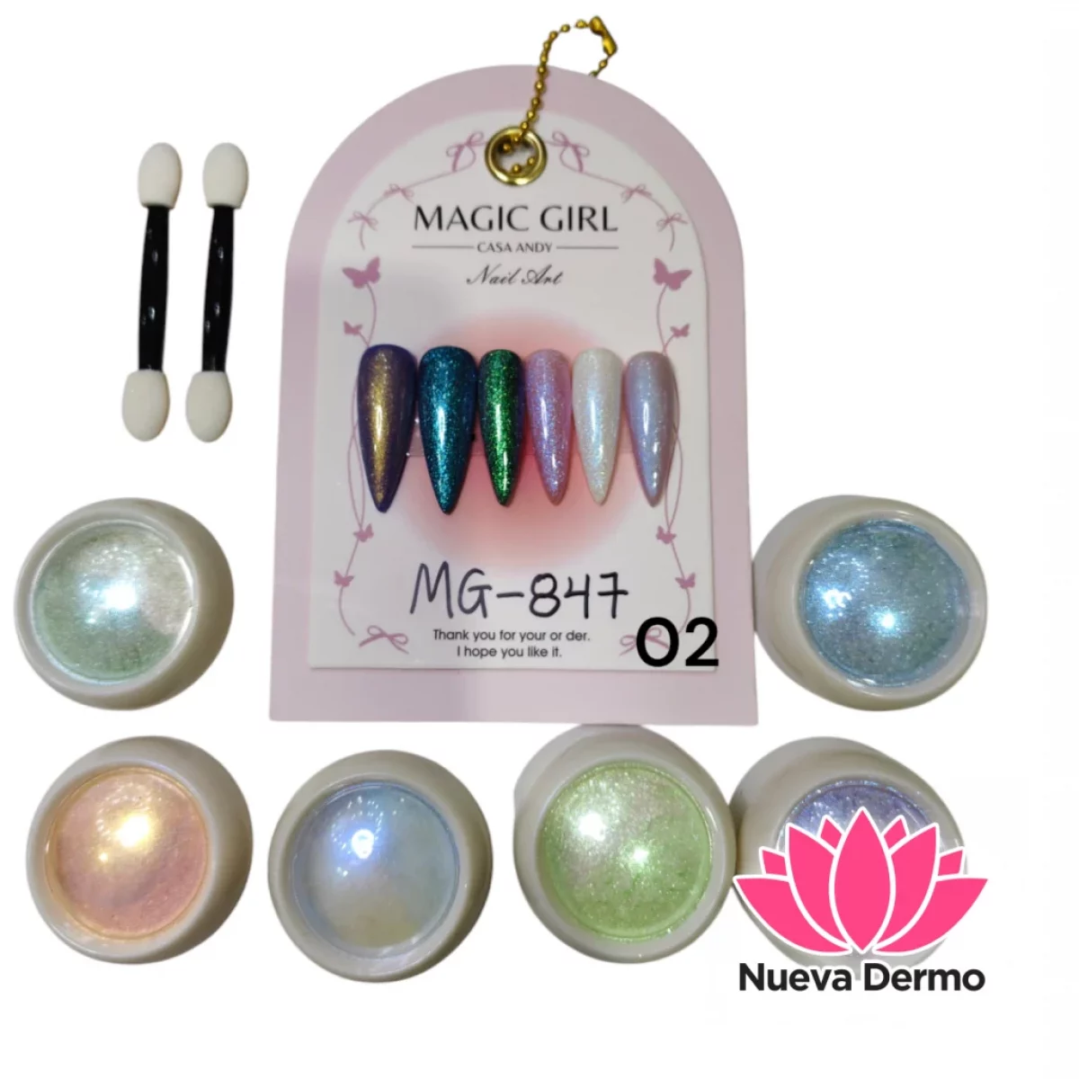 paquete por 12 MAGIC GIRL POLVO X6 JAPANESE ICE MAGIC POWDER Mg-847 6934517038475