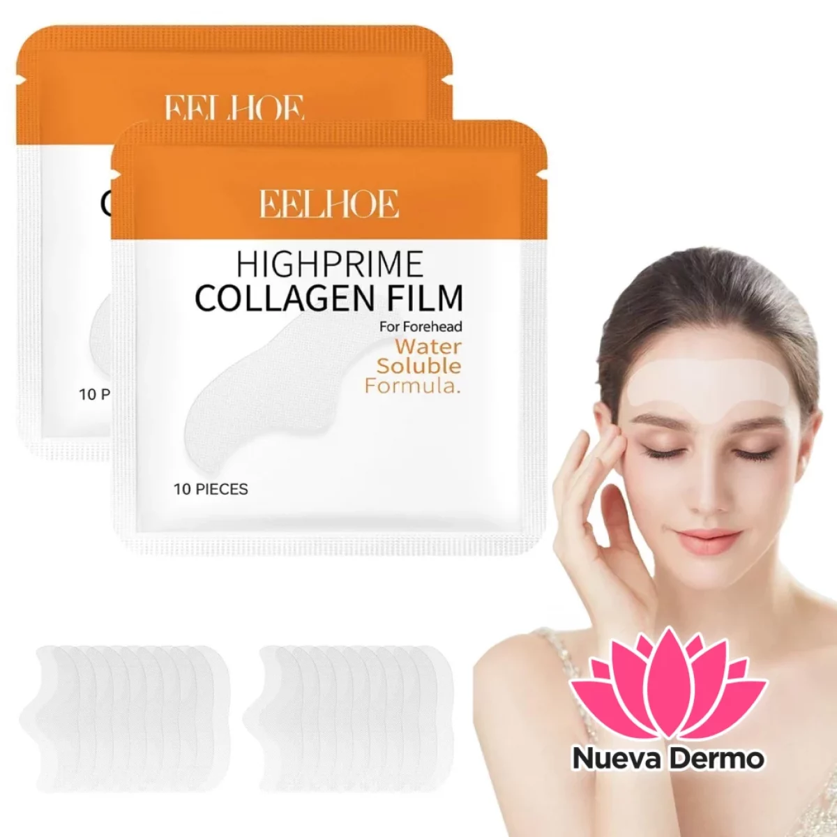 Parche de colágeno premium para frente X10pcs(EELHOE)