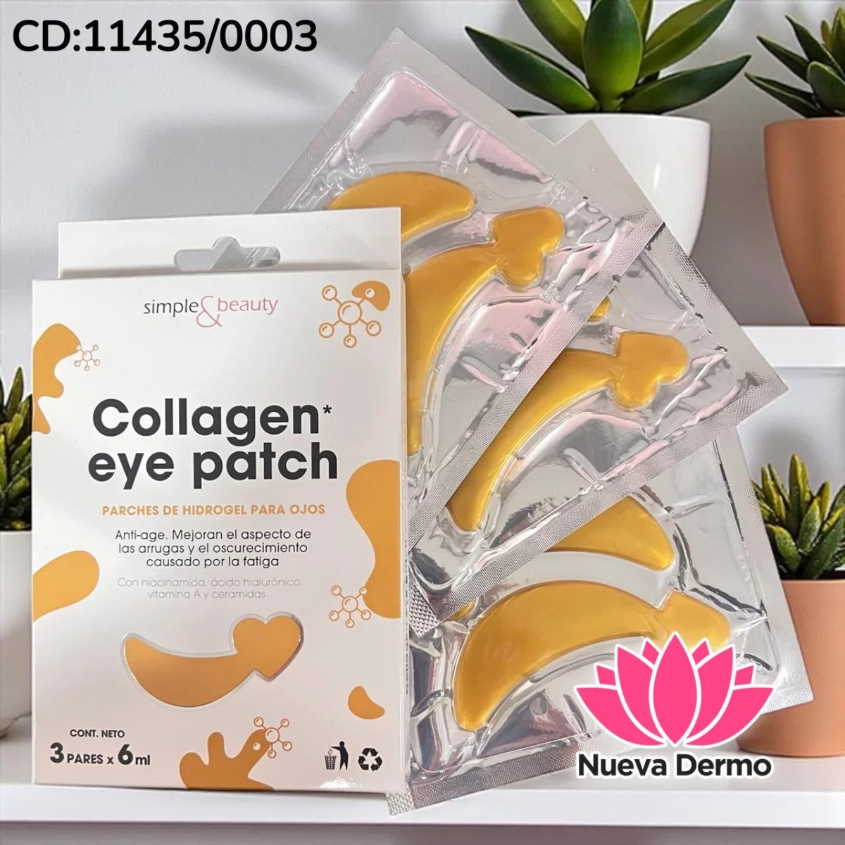 PARCHE DE HIDROGEL PARA OJOS CD:11435/SYB0003