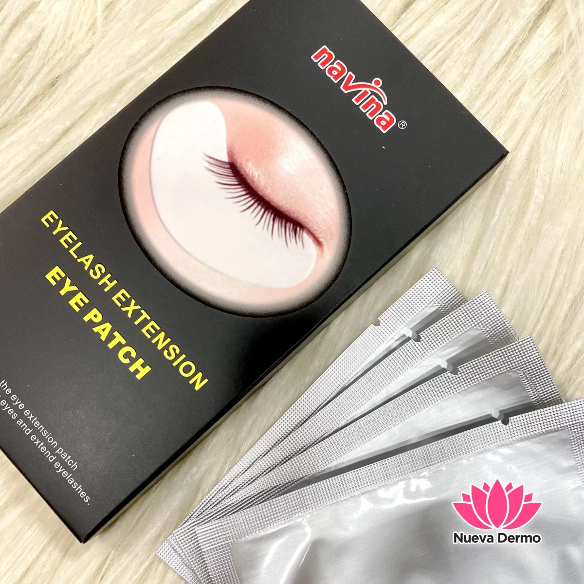 Parche Hidrogel Navina Caja Negra Extension Pestañas