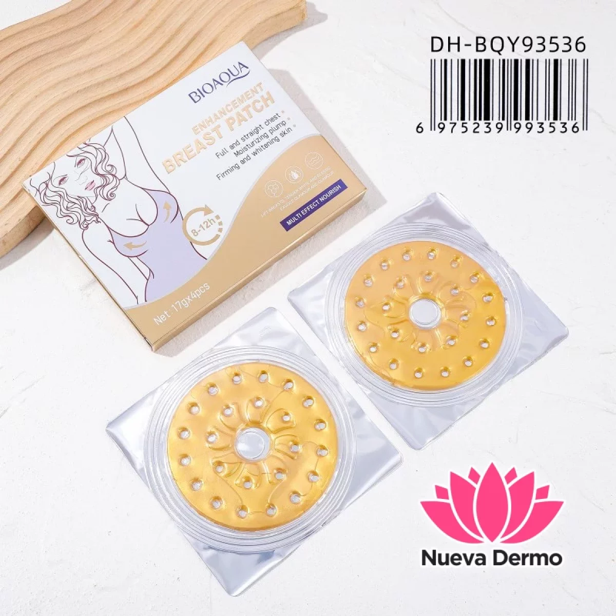 Parches Aumentadores y Reafirmante para Pecho Bioaqua Dh-BQY93536