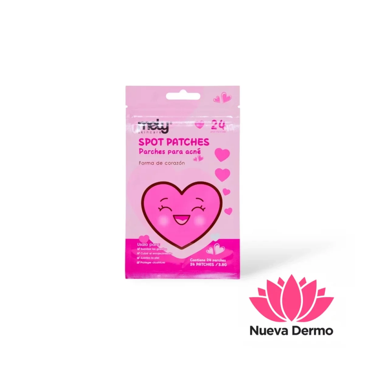 PARCHES CORAZONES ANTI ACNÉ MELY MY893024