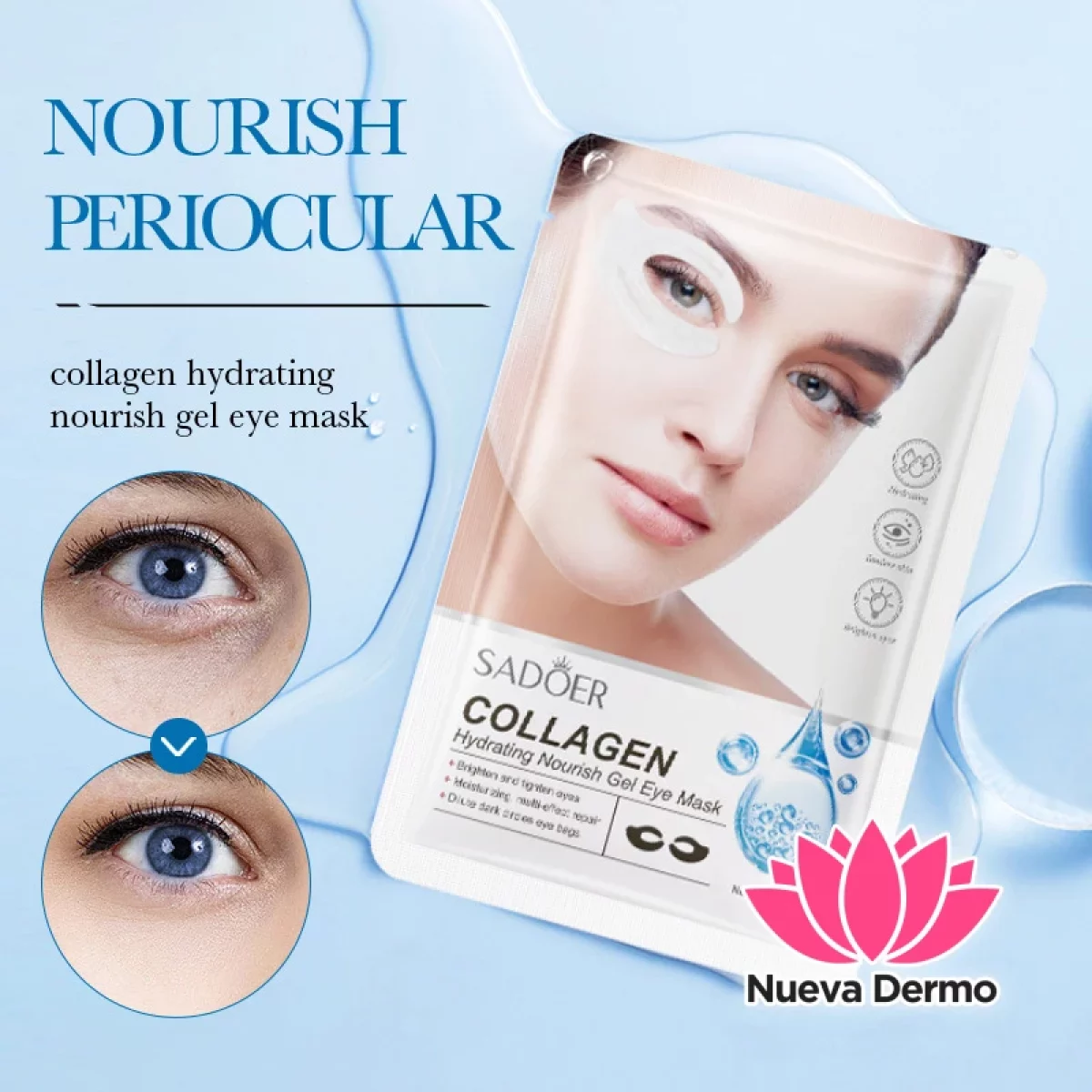 Parches de Colageno para Ojos