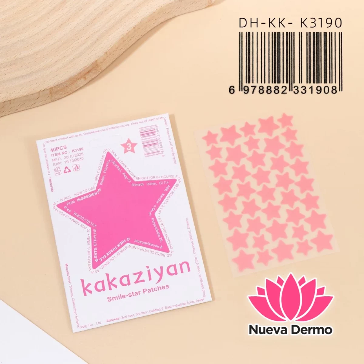 Parches para Acné 5 Colores Dh-Kk-K3188/3189/3190/3191/3192