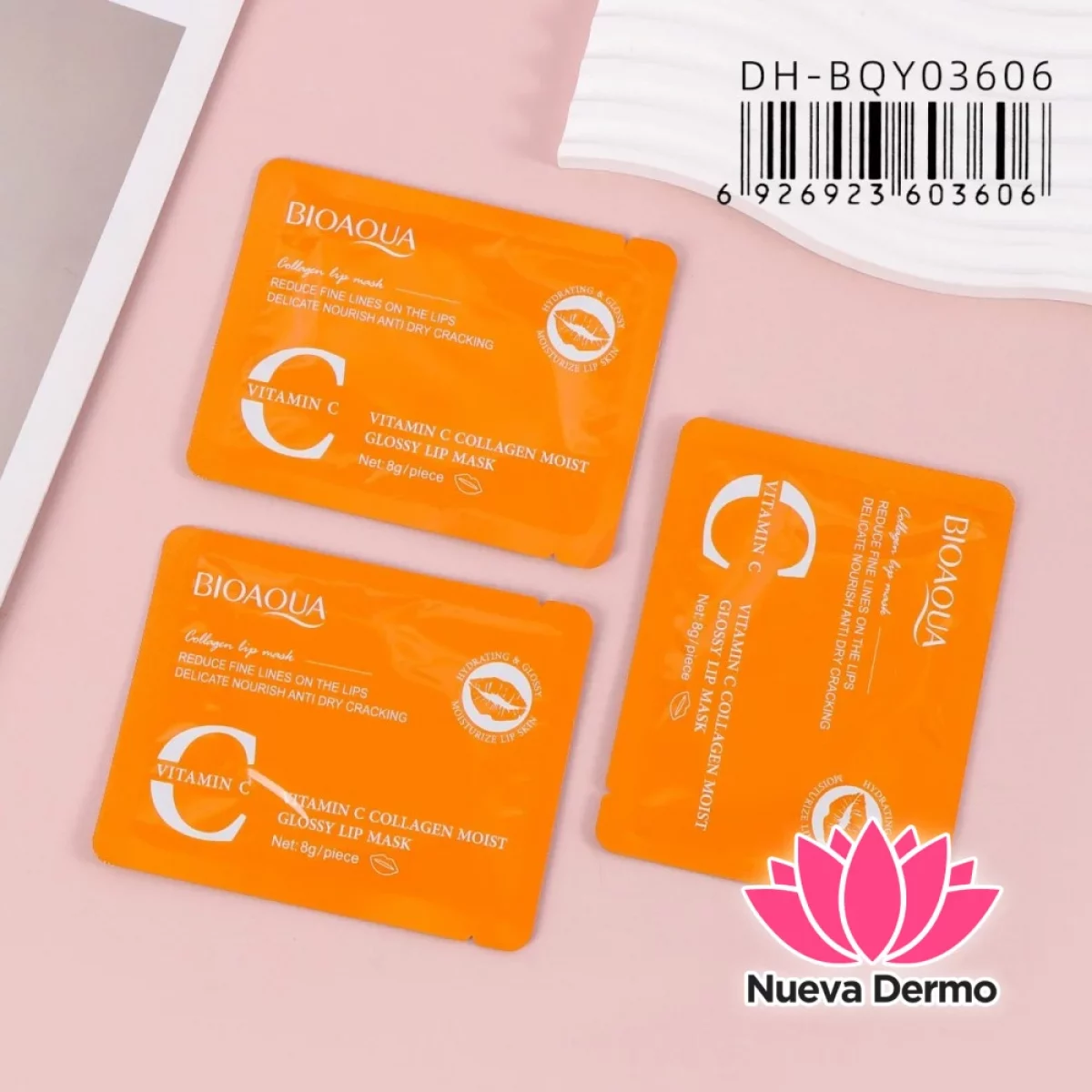 Parches para Ojeras de Colágeno y Vitamina C Glossy Eye Mask Dh-BQY03545/603545 Bioaqua