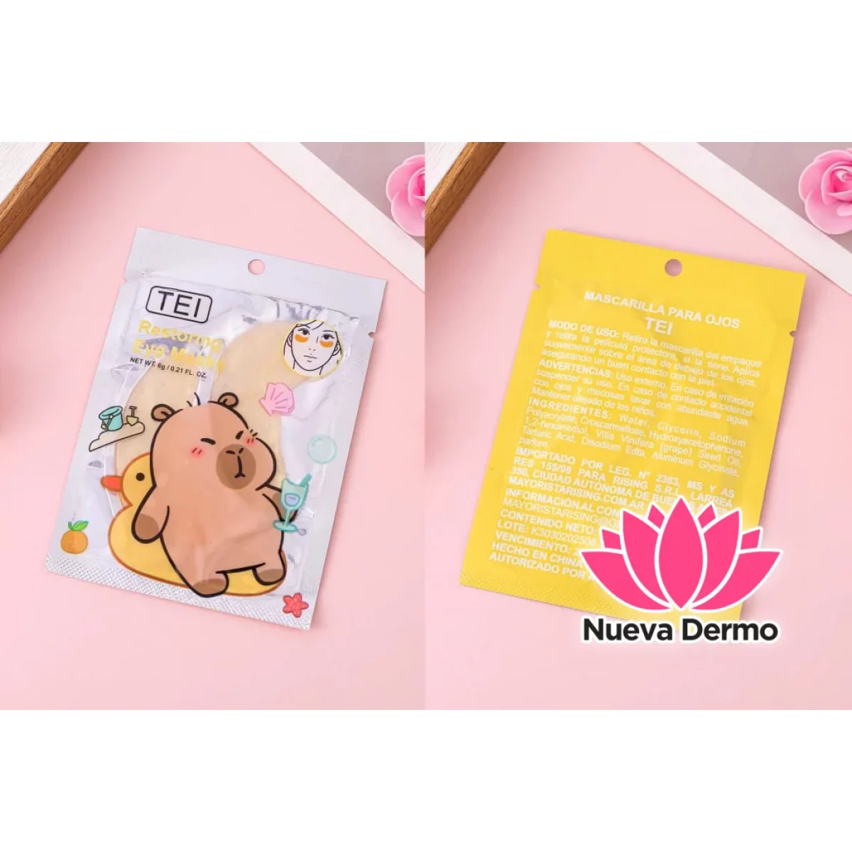 Parches para Ojos Mascarilla Tei K3030