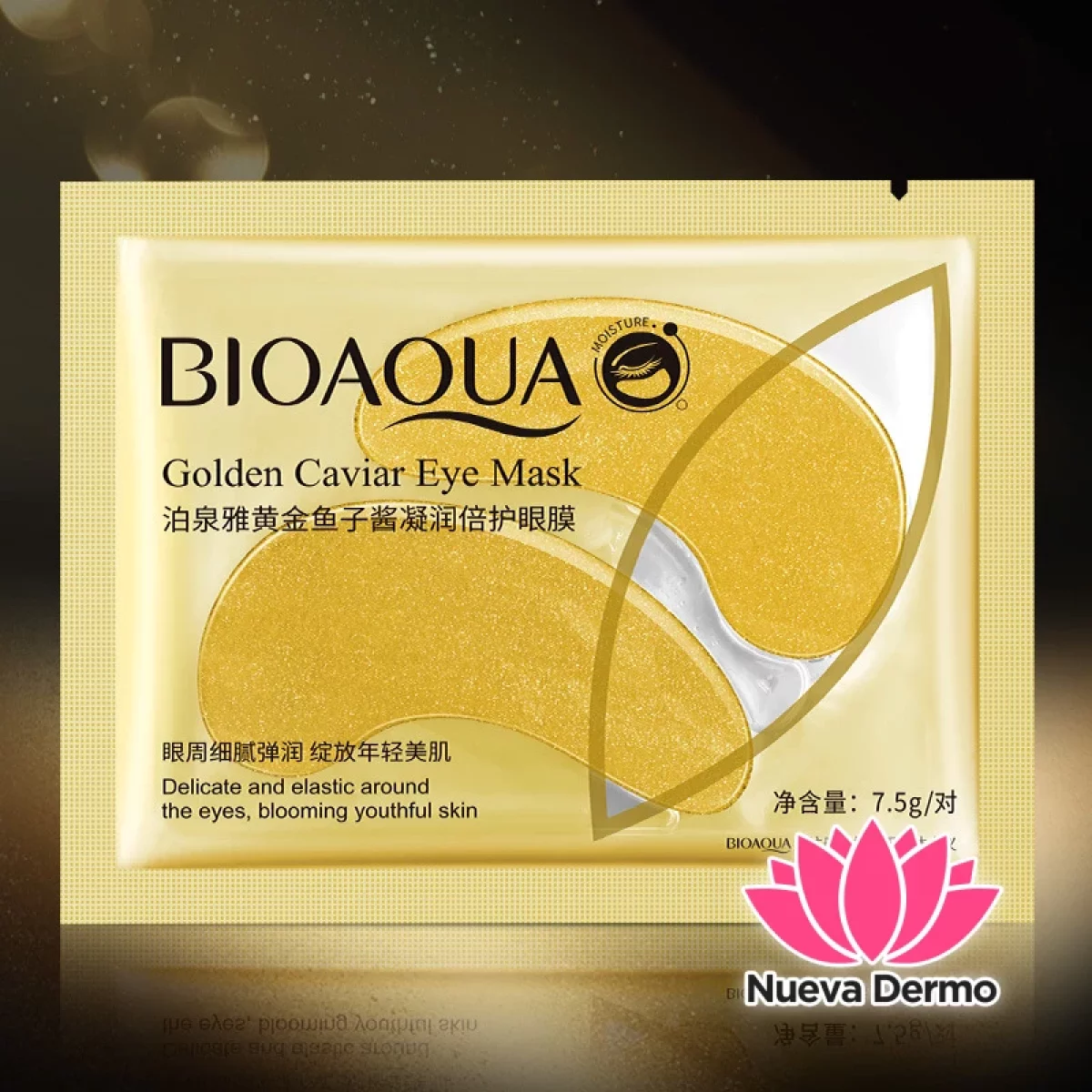 Parches para Ojos Nutritivos y Reafirmantes con Oro y Caviar 7.5 G / Par 96100