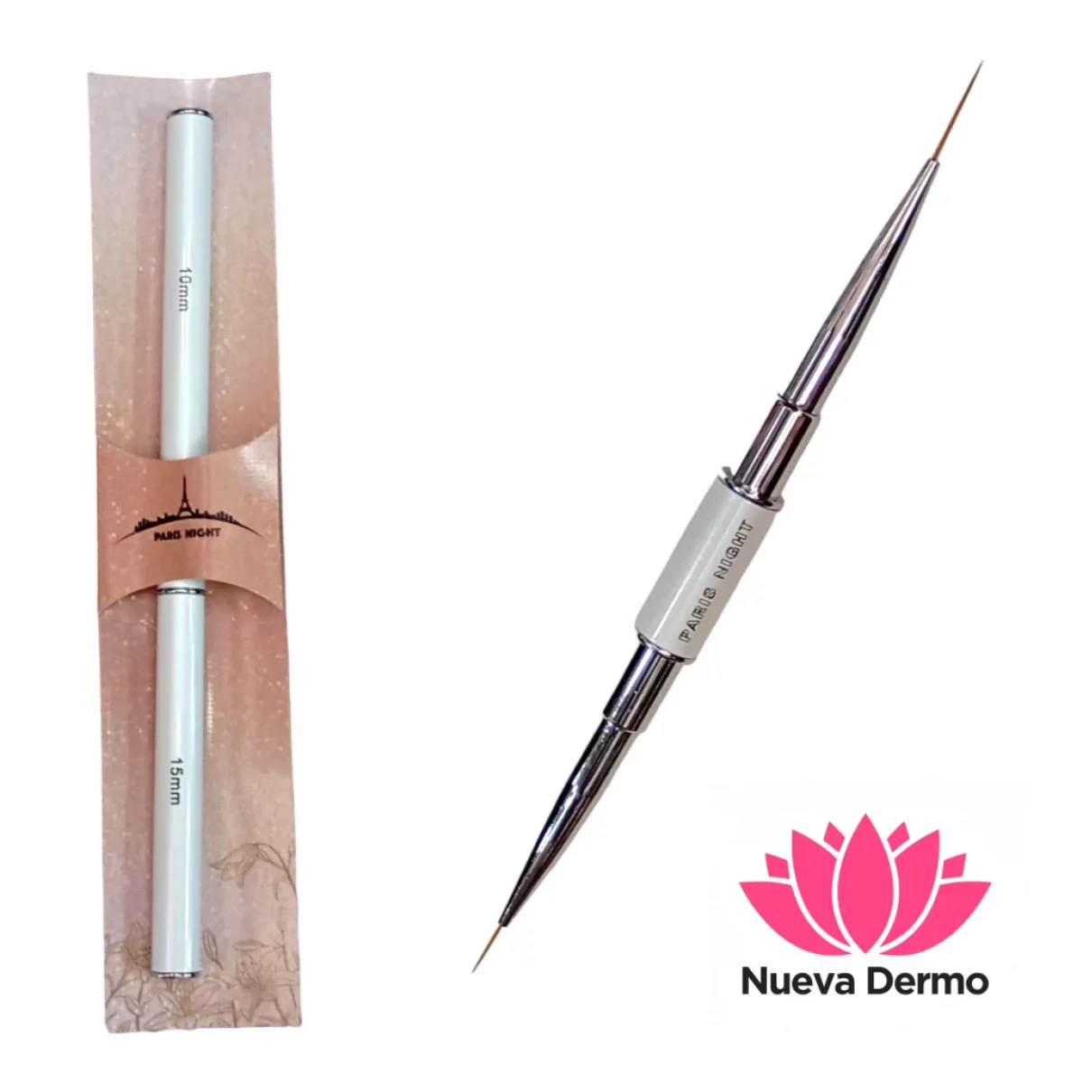 PARIS NIGHT PINCEL LINER DOBLE PUNTA 10MM/15MM PN20969