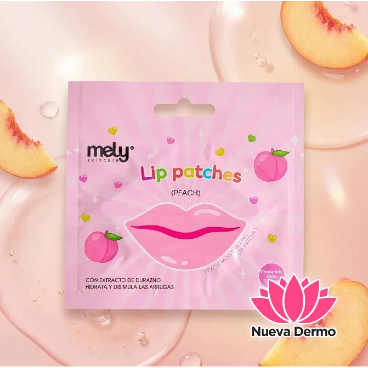 PEACH LIP PATCHES 1PCS MELY MY889024/90245