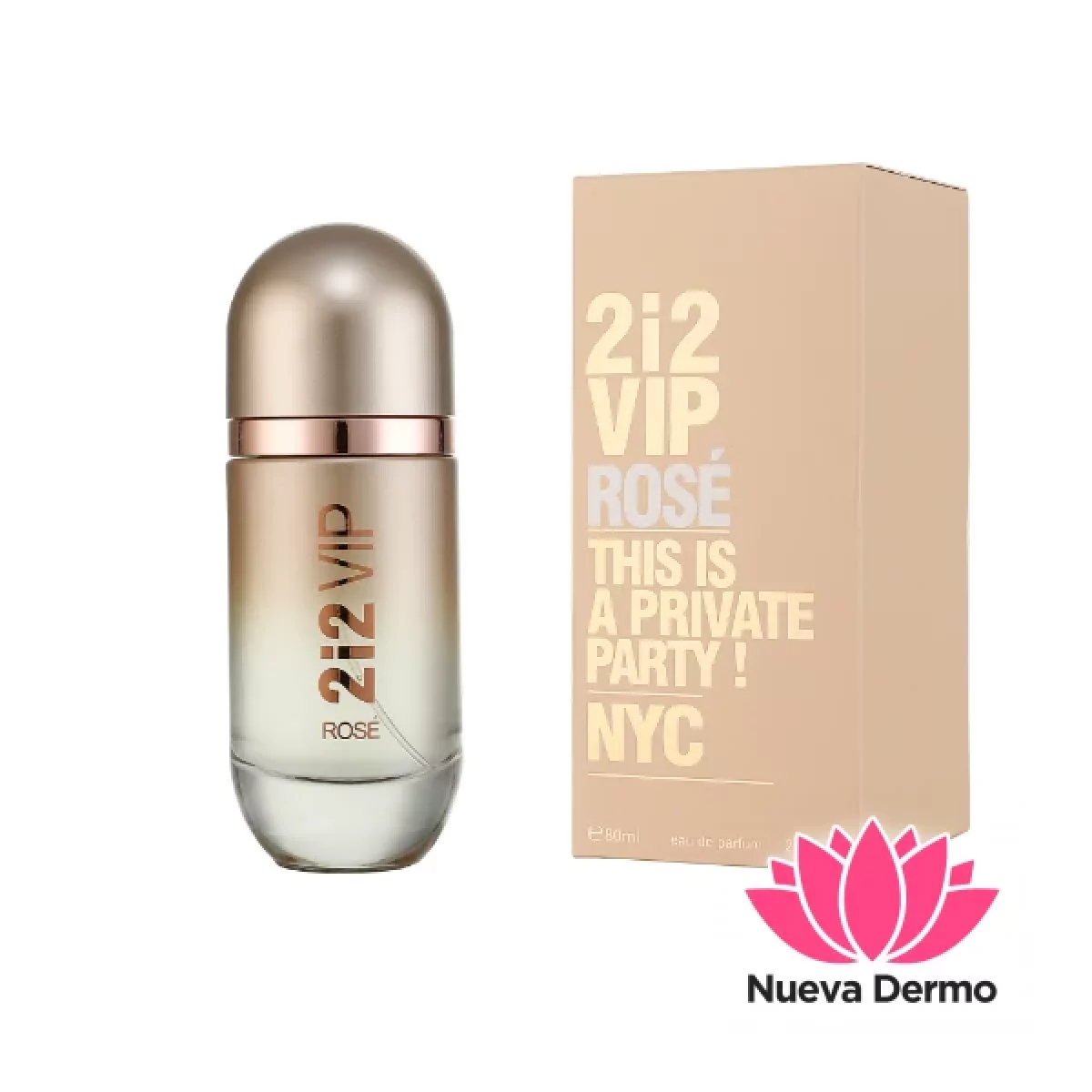 PERFUME 2I2VIP ROSE 80ML B519-1 J8013 CANTIDAD X UNIDAD