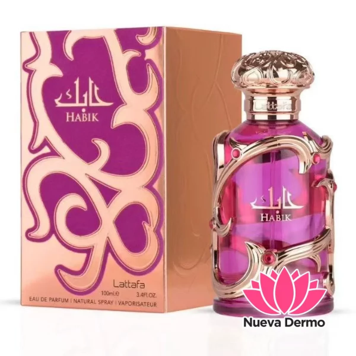 PERFUME ARABE HABIK ROJO 100ML 2025-4