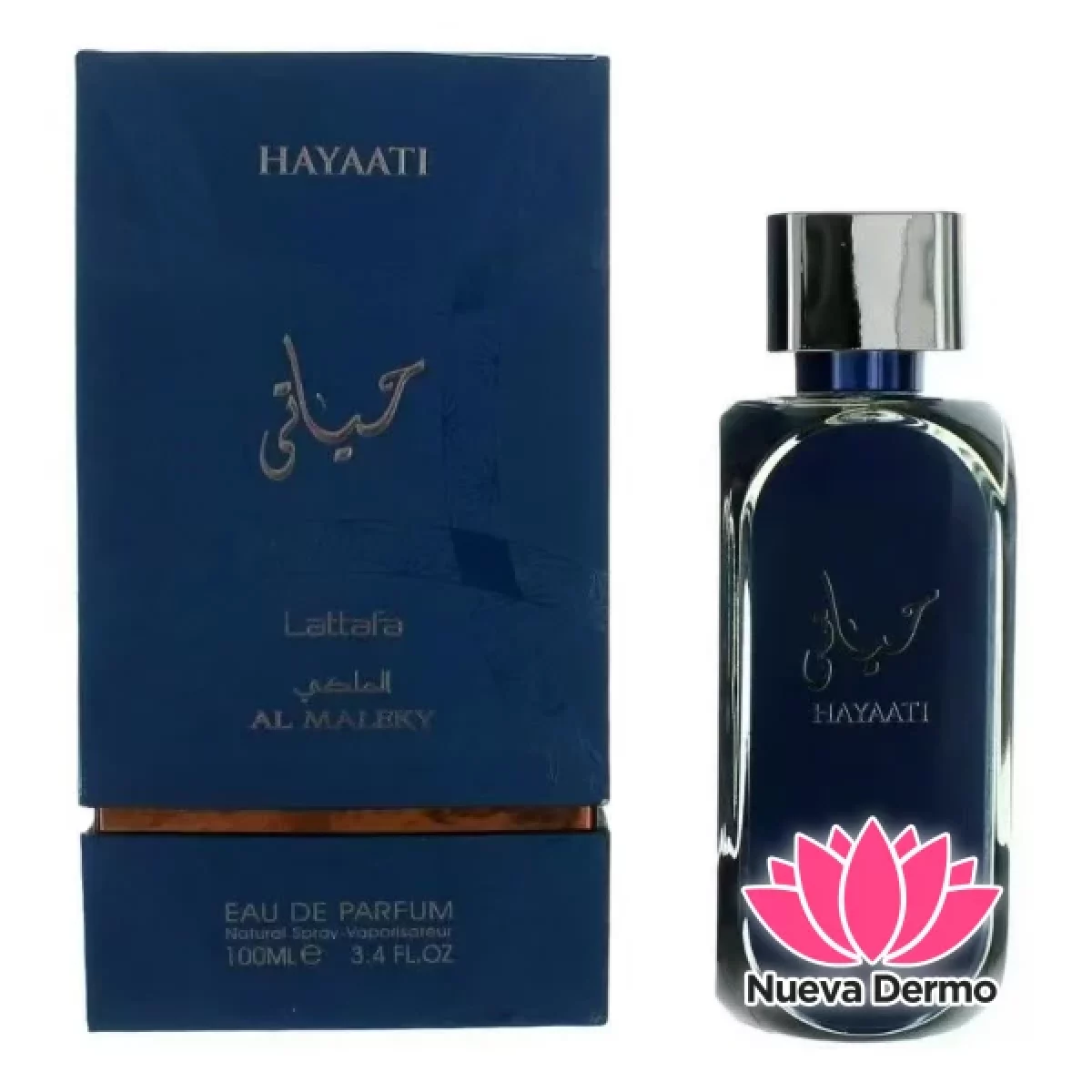 PERFUME ARABE HAYAATI AZUL 100ML WH-2421-4 CANTIDAD X UNIDAD