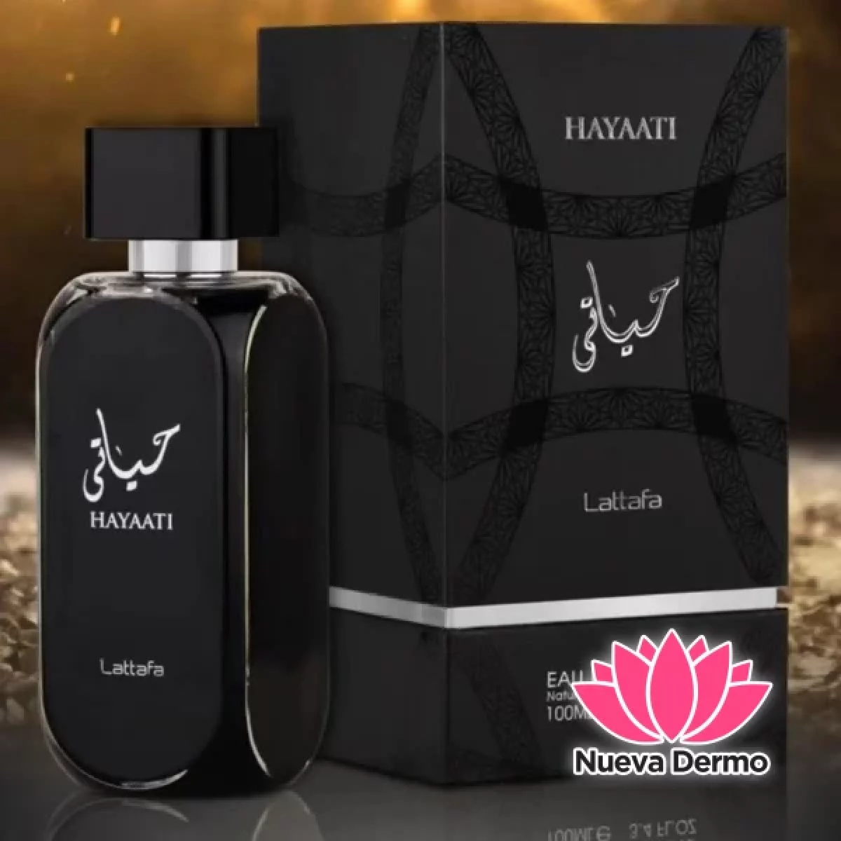 PERFUME ARABE HAYAATI NEGRO 100ML WH-2421-1