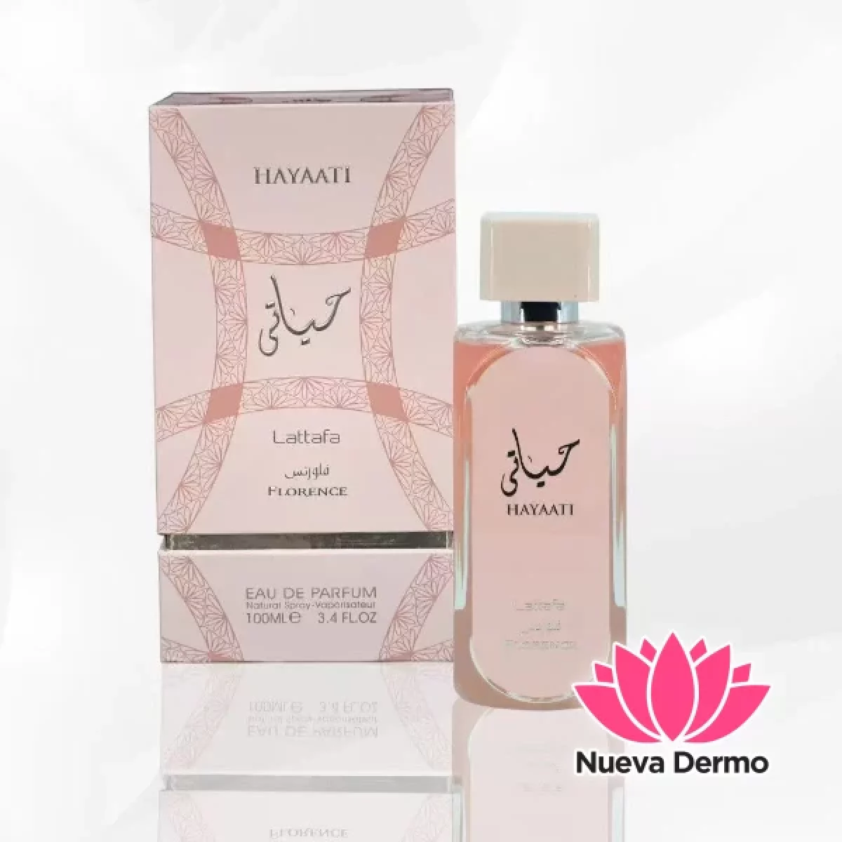 PERFUME ARABE HAYAATI ROSA 100ML WH-2421-2 CANTIDAD X UNIDAD