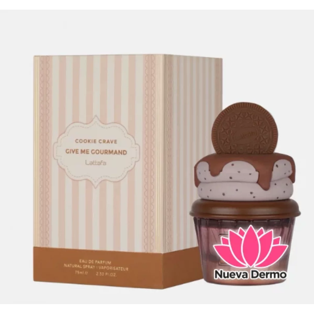 PERFUME ARABE HELADO COOKIE CRAVE 75ML 2025-11 CANTIDAD X UNIDAD