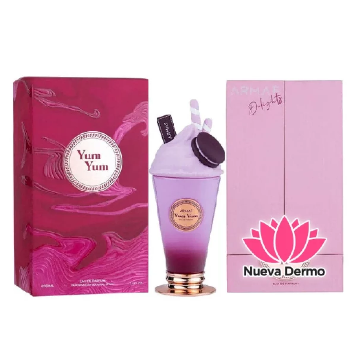 PERFUME ARABE YUM YUM ROSA 100ML WH-2425-1 HY041-1 CANTIDAD X UNIDAD