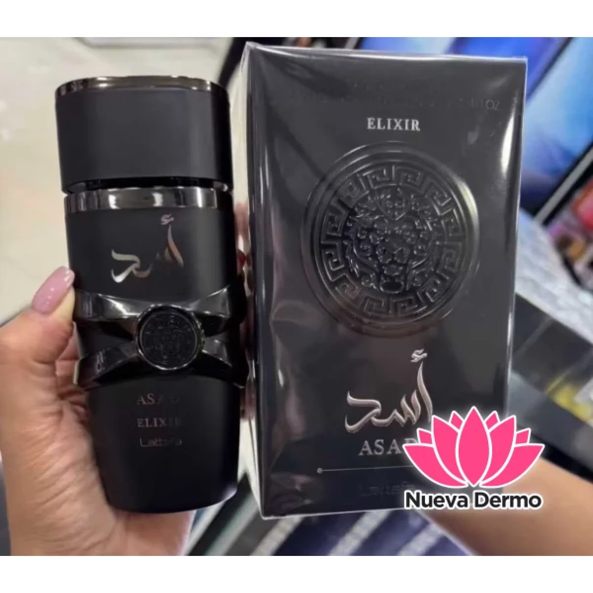 PERFUME ASAD ELIXIR NEGRO 100ML 2411-9 CANTIDAD X UNIDAD