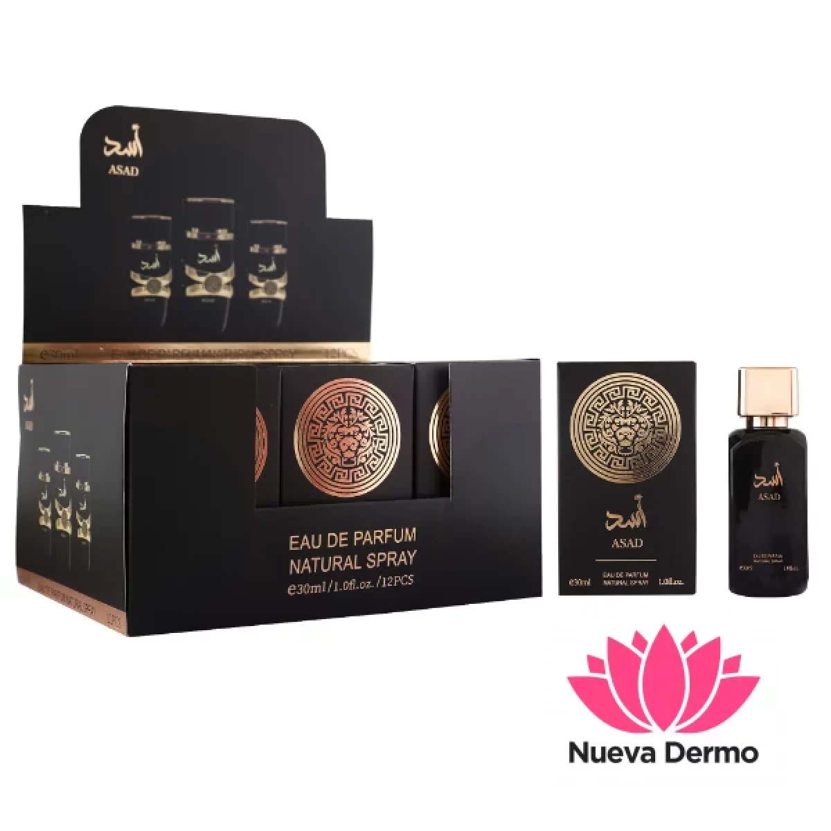 PERFUME ASAD NEGRO 30ML AL30-18