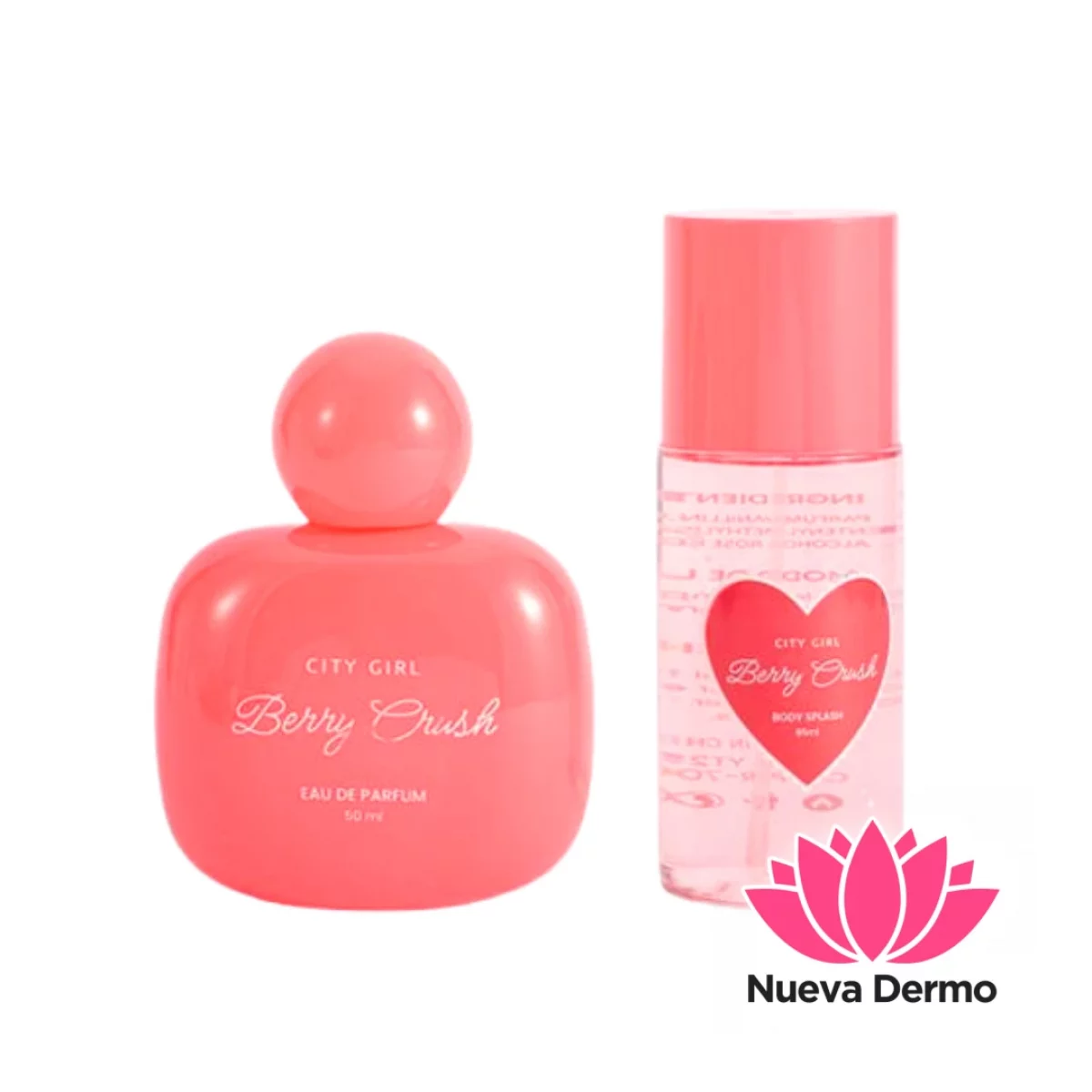 PERFUME BERRY CRUSH 50ml + BODY SPLASH 85ml – CITY GIRL