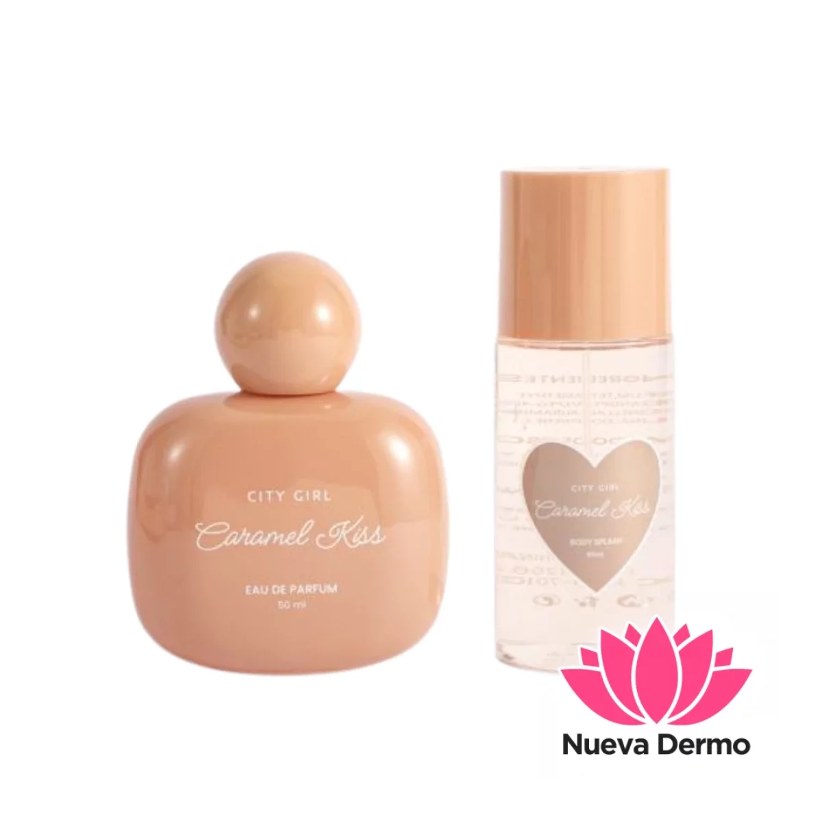 PERFUME CARAMEL KISS 50ml + BODY SPLASH 85ml – CITY GIRL