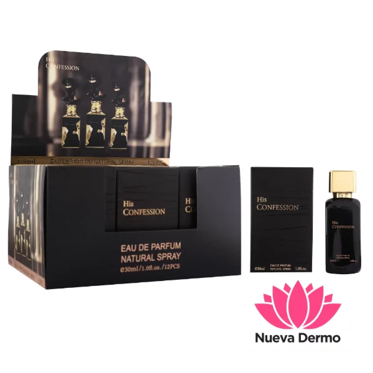 PERFUME HIS CONDESSION NEGRO 30ML AL30-21