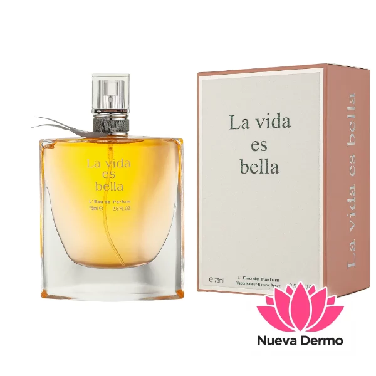 PERFUME J8010 LA VIDA ES BELLA 75ML CANTIDAD X UNIDAD