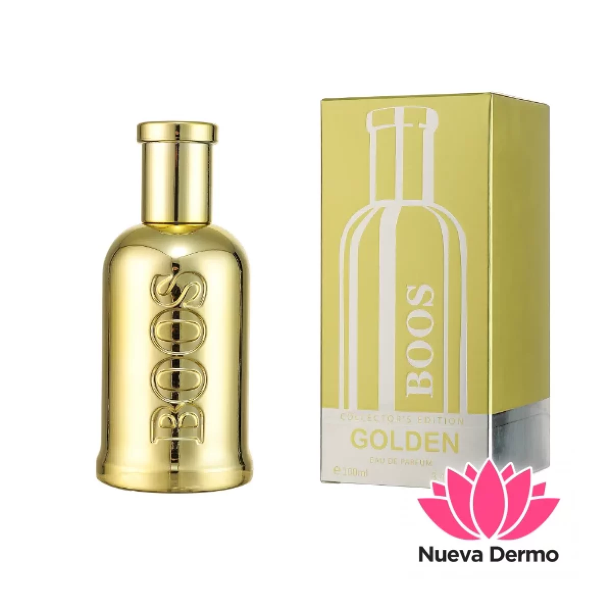 PERFUME J8020-3 BOOS GOLDEN 100ML CANTIDAD X UNIDAD